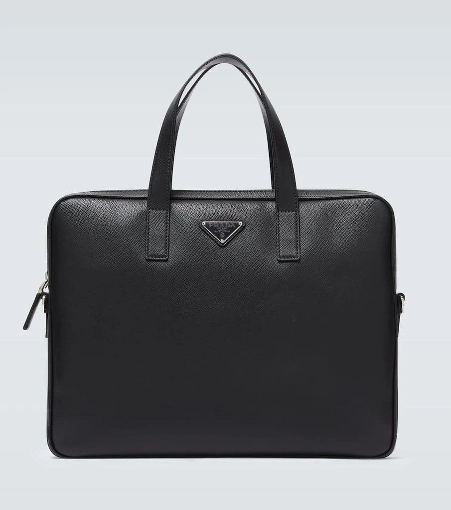 商品Prada|Saffiano leather briefcase,价格¥18627,第1张图片