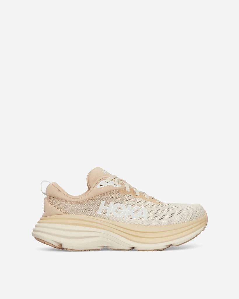 商品Hoka One One|WMNS Bondi 8 Sneakers Eggnog / Shifting Sand,价格¥1180,第1张图片