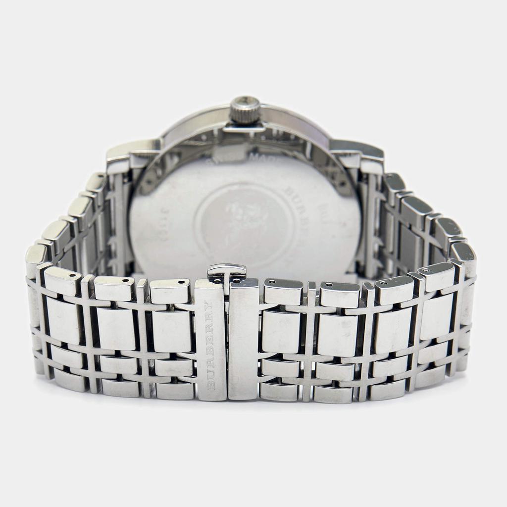 商品[二手商品] Burberry|Burberry Silver Stainless Steel Heritage BU1350 Men's Wristwatch 38 mm,价格¥2287,第7张图片详细描述