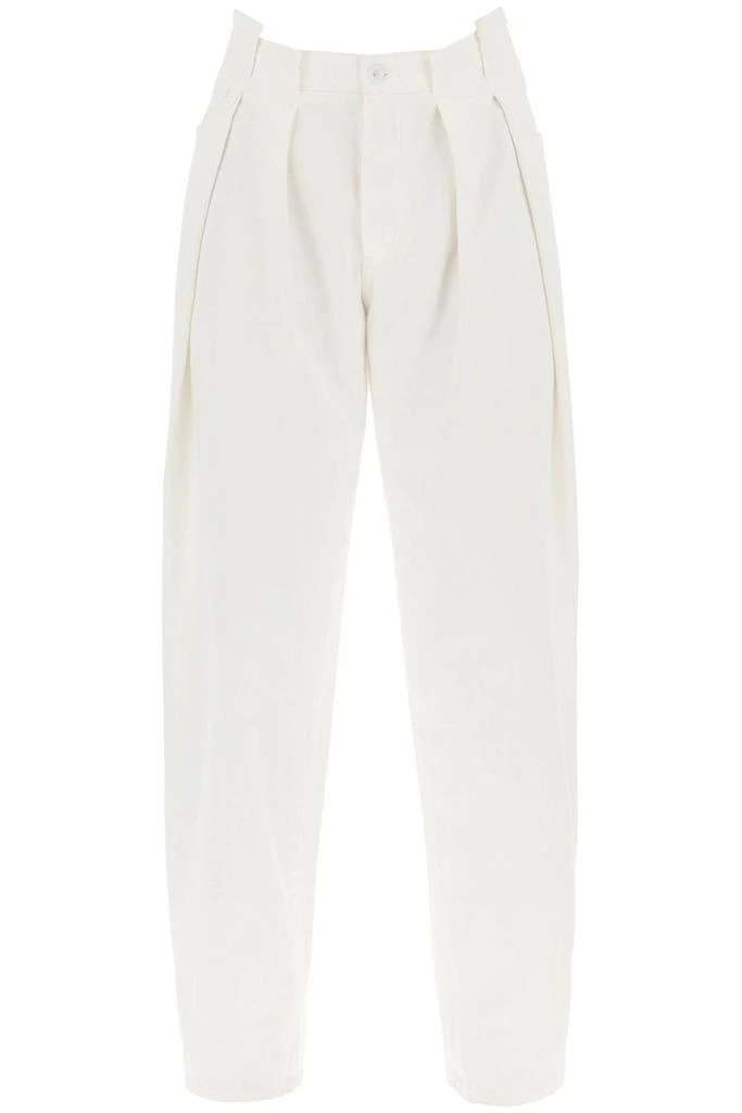 商品Off-White|Off-White Pleat Straight-Leg Jeans,价格¥3360,第1张图片