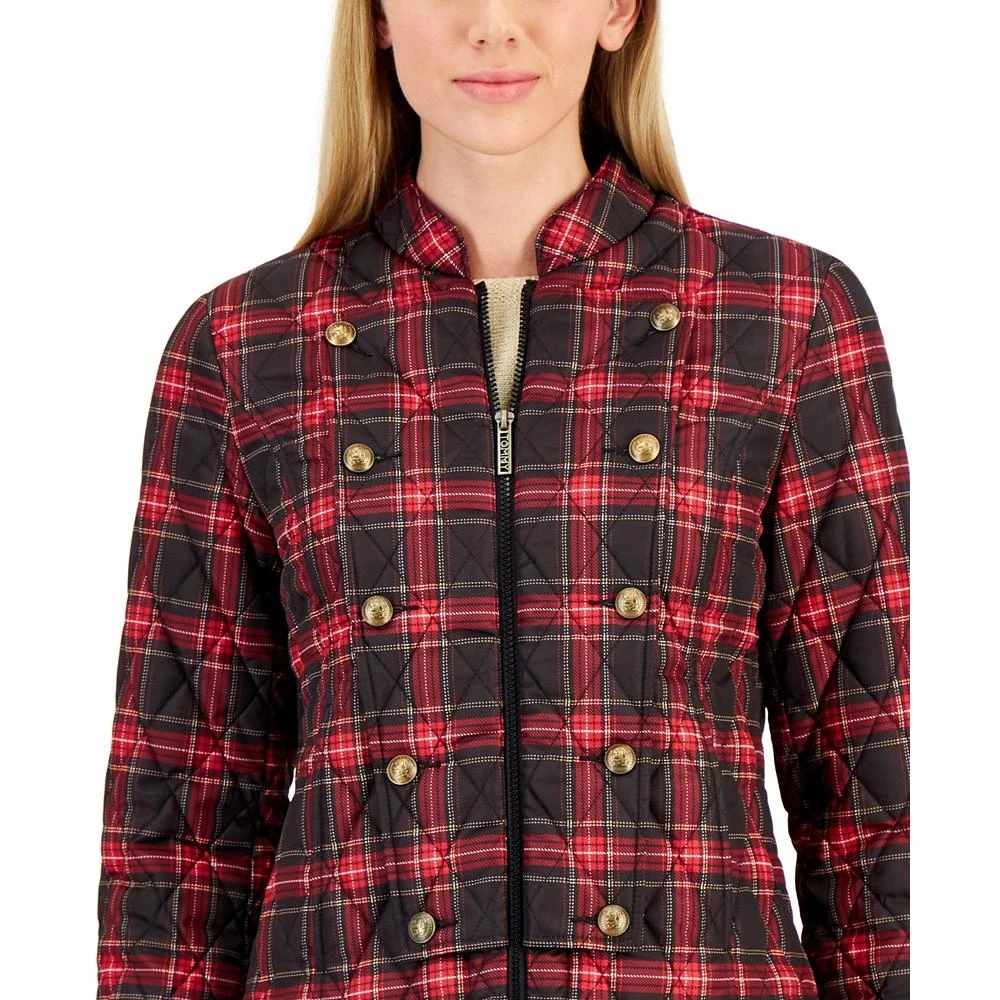 商品Tommy Hilfiger|Women's Quilted Mandarin-Collar Coat,价格¥512,第3张图片详细描述