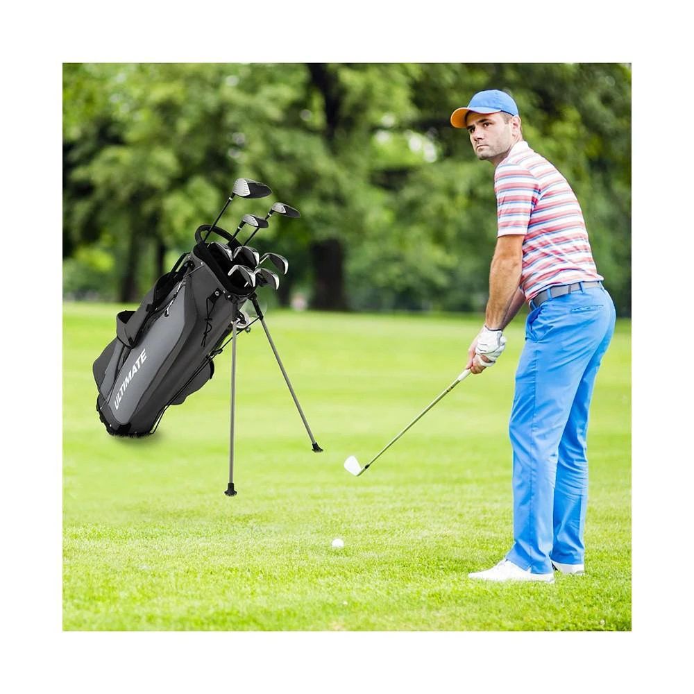 商品Costway|Men's Complete Golf Clubs Package Set 10 Pieces Includes Alloy Driver,价格¥1715,第2张图片详细描述