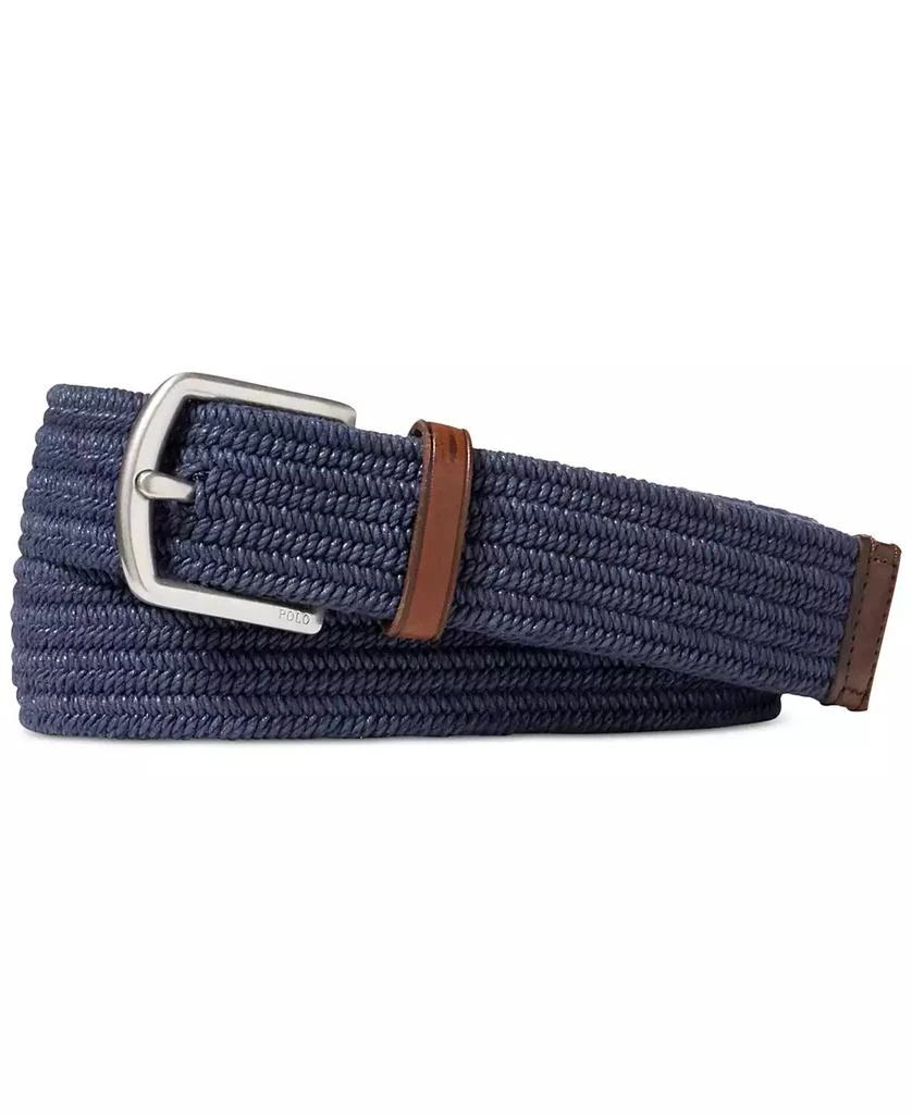 商品Ralph Lauren|Men's Stretch Waxed Belt,价格¥673,第3张图片详细描述