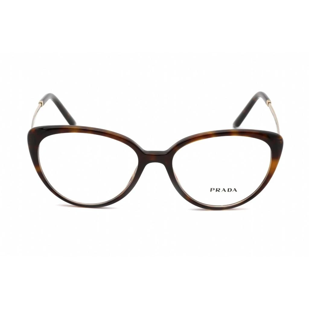 商品Prada|Prada Women's Eyeglasses - Clear Lens Havana Plastic Cat Eye Frame | 0PR 06WV 2AU1O1,价格¥868,第2张图片详细描述