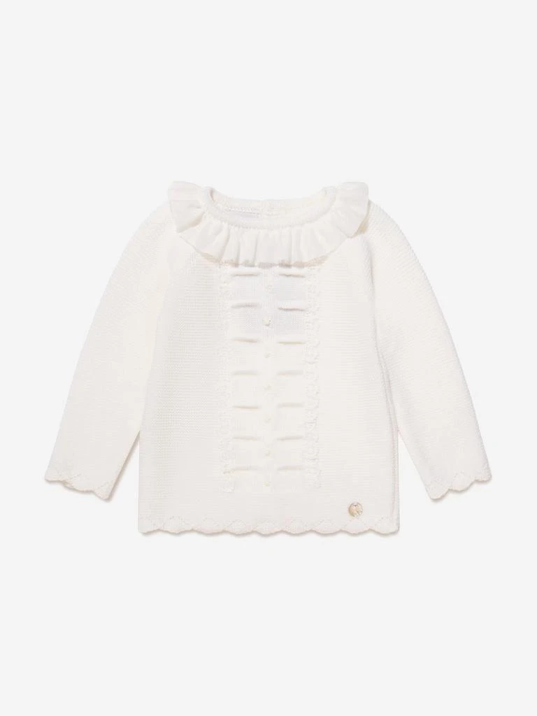 商品Paz Rodriguez|Paz Rodriguez Baby Outfit Set in Ivory,价格¥458,第3张图片详细描述