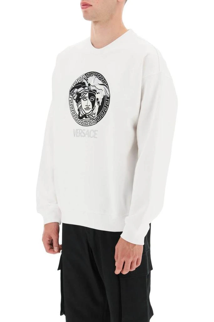 商品Versace|Versace medusa embroidery sweatshirt,价格¥4755,第4张图片详细描述