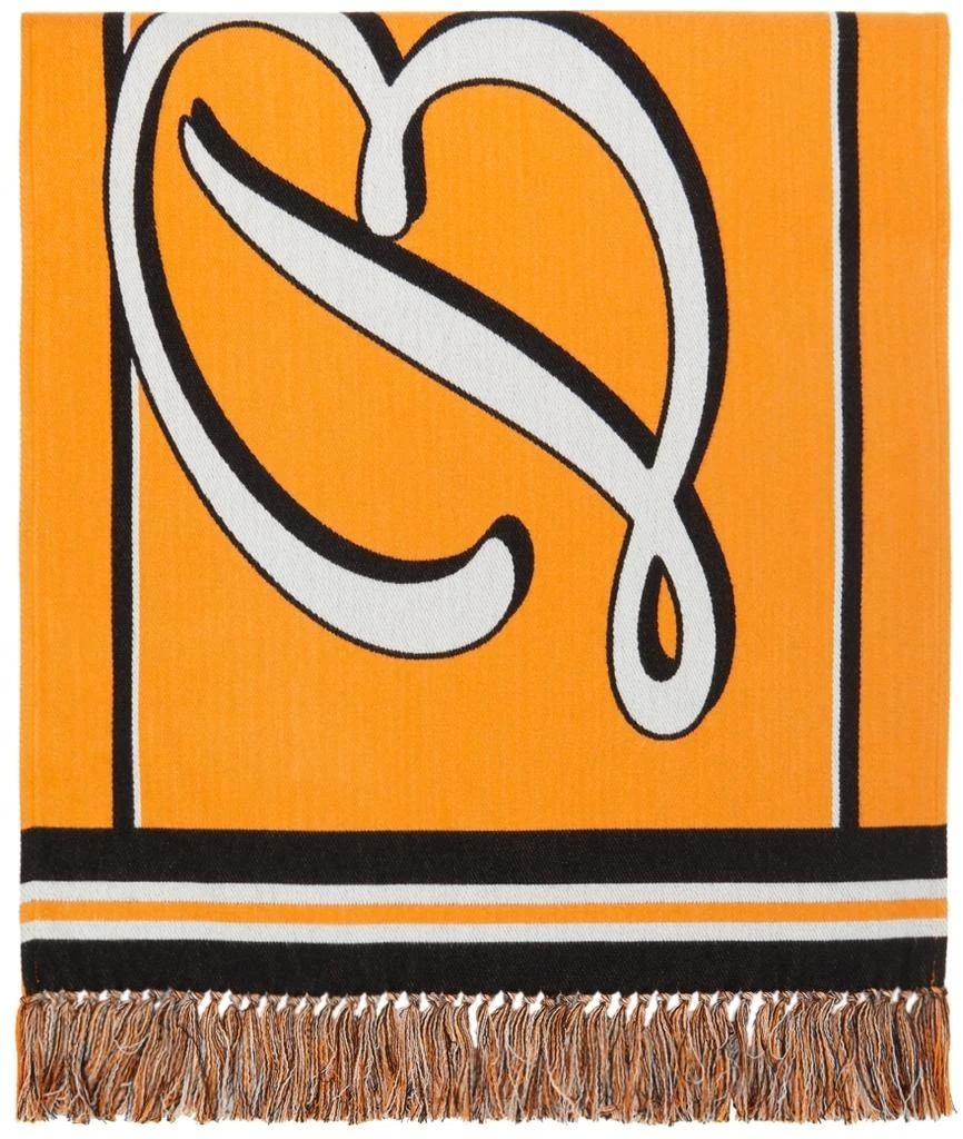 商品Burberry|Orange Organic Cotton Scarf,价格¥3202,第1张图片