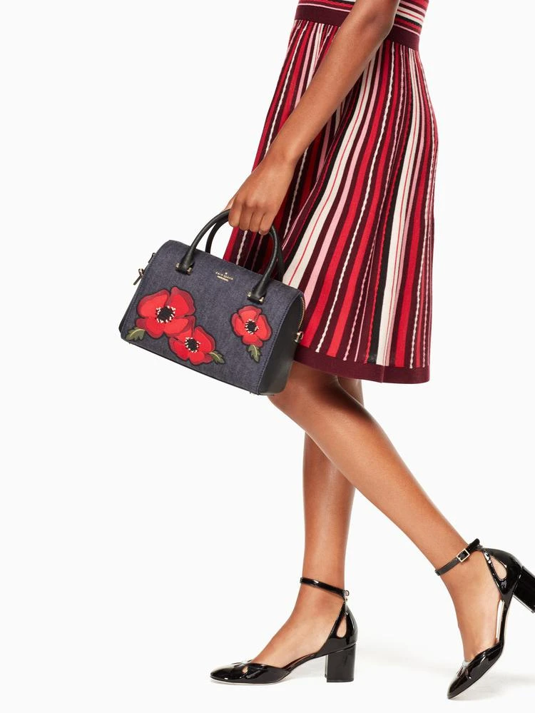 商品Kate Spade|cameron street 罂粟花大号单肩手提包,价格¥1319,第3张图片详细描述