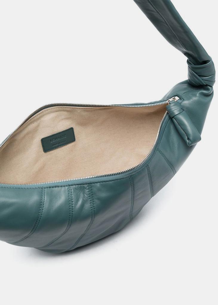 Lemaire Myrtle Green Nappa Medium Croissant Bag商品第4张图片规格展示