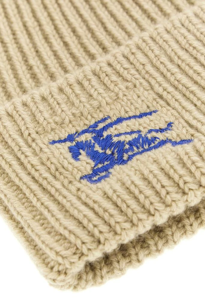 商品Burberry|Burberry	Logo Embroidered Ribbed-Knit Beanie,价格¥2081,第3张图片详细描述