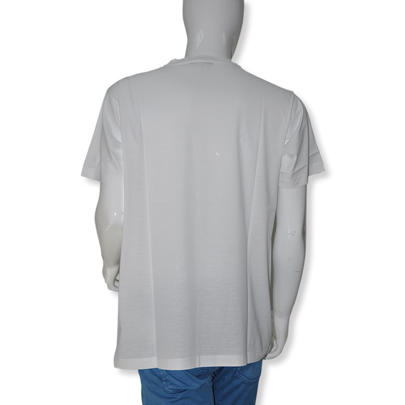 VERSACE JEANS 男士白色短袖T恤 A73824-A201952-A001商品第3张图片规格展示