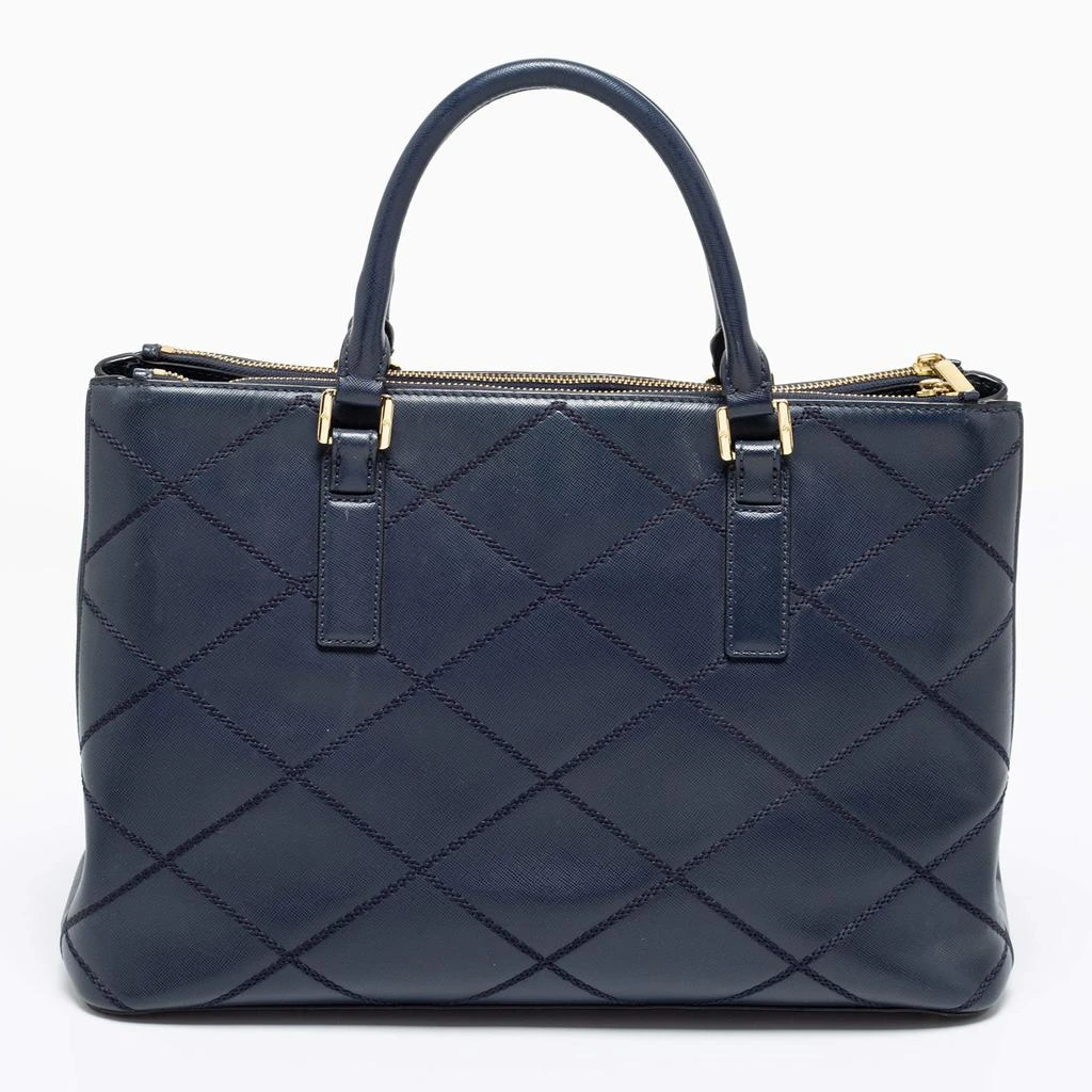 商品[二手商品] Tory Burch|Tory Burch Navy Blue Wild Stitch Quilted Leather Robinson Double Zip Tote,价格¥2405,第4张图片详细描述