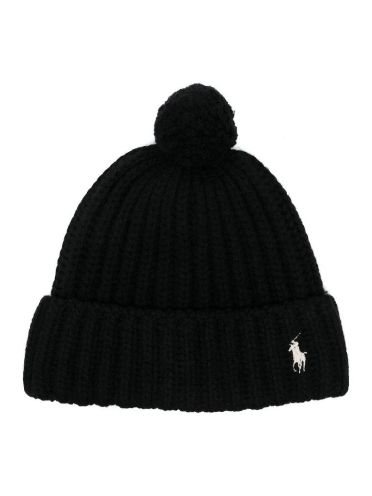 商品Ralph Lauren|Polo Ralph Lauren Pony Embroidered Ribbed Beanie,价格¥713,第1张图片