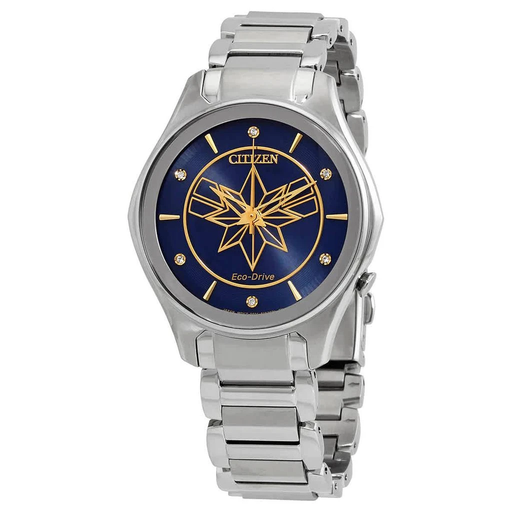 商品Citizen|Citizen Captain Marvel Ladies Eco-Drive Watch EM0596-58W,价格¥1021,第1张图片