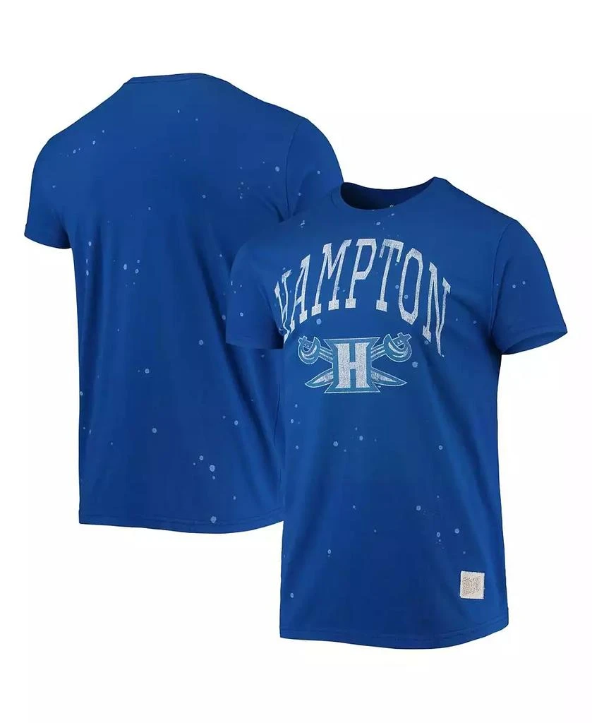 商品The Original Retro Brand|Men's Royal Hampton Pirates Bleach Splatter T-shirt,价格¥259,第1张图片