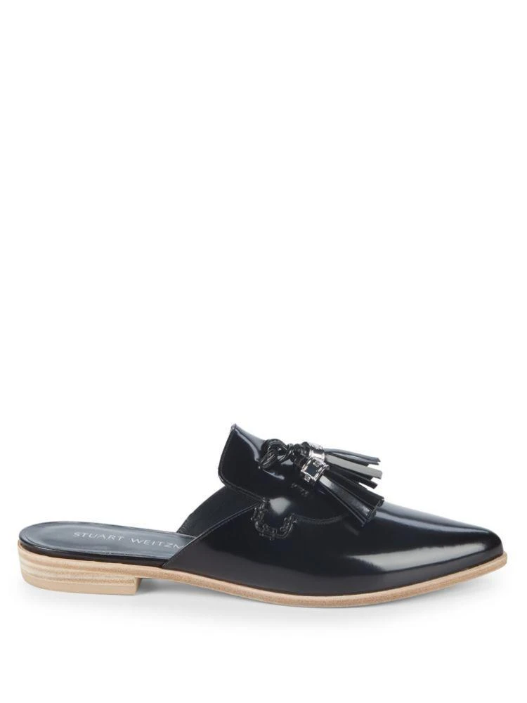 商品Stuart Weitzman|Slidealong Leather Mules,价格¥1262,第5张图片详细描述