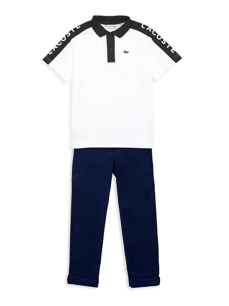 商品Lacoste|Little Boy's & Boy's Classic Logo Polo,价格¥488,第4张图片详细描述