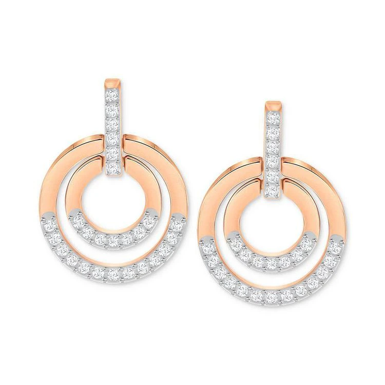 商品Swarovski|Pavé Circle Drop Earrings,价格¥562,第1张图片