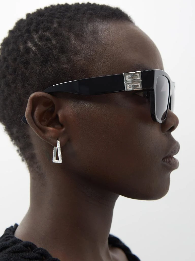 商品Givenchy|4G oversized square acetate sunglasses,价格¥2882,第3张图片详细描述