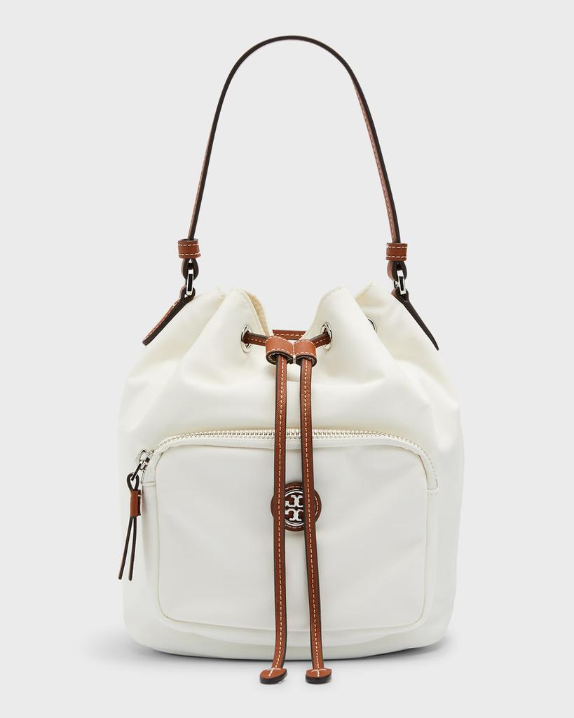 商品Tory Burch|Virginia Recycled Nylon Bucket Bag,价格¥1823,第1张图片