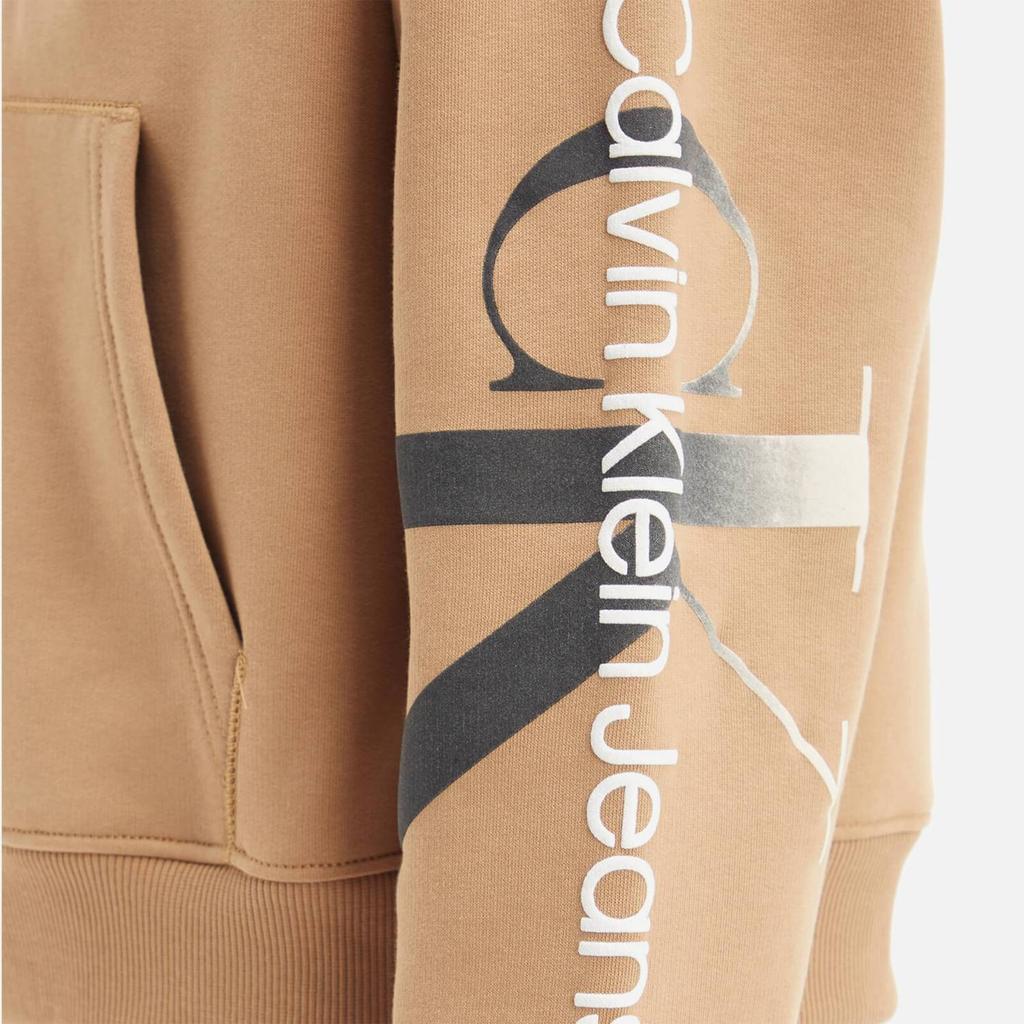 Calvin Klein Jeans Logo Cotton-Blend Hoodie商品第3张图片规格展示