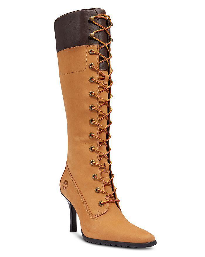 商品Timberland|Women's Veneda Carter x Timberland Tall Lace Boots,价格¥2243,第3张图片详细描述