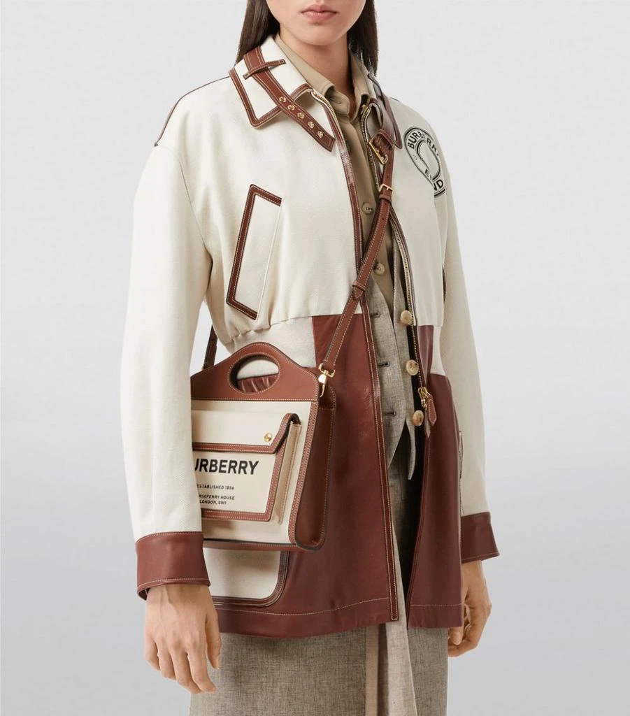 商品Burberry|Mini Horseferry Pocket Top-Handle Bag,价格¥10322,第5张图片详细描述