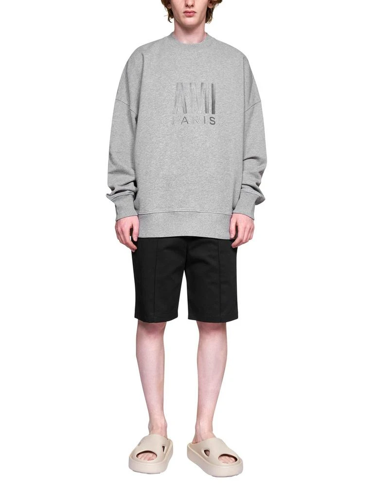 AMI Logo Printed Crewneck Sweatshirt 商品