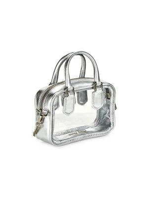 商品Miu Miu|Mini Plexi Metallic & Clear Top Handle Bag,价格¥11699,第3张图片详细描述