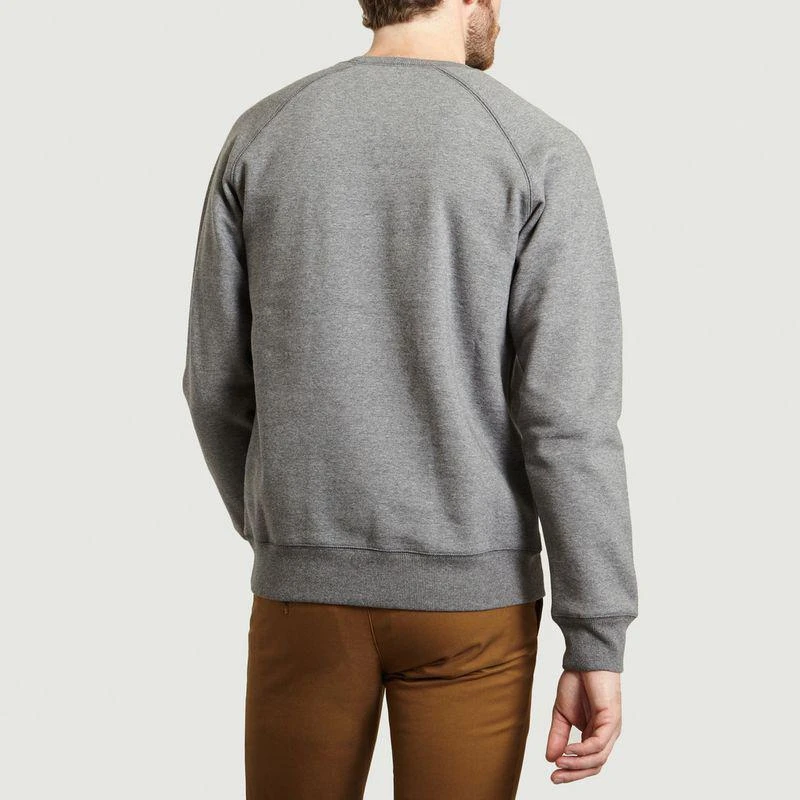 商品Carhartt|Chase Sweatshirt Grey Heather Gold CARHARTT WIP,价格¥533,第3张图片详细描述