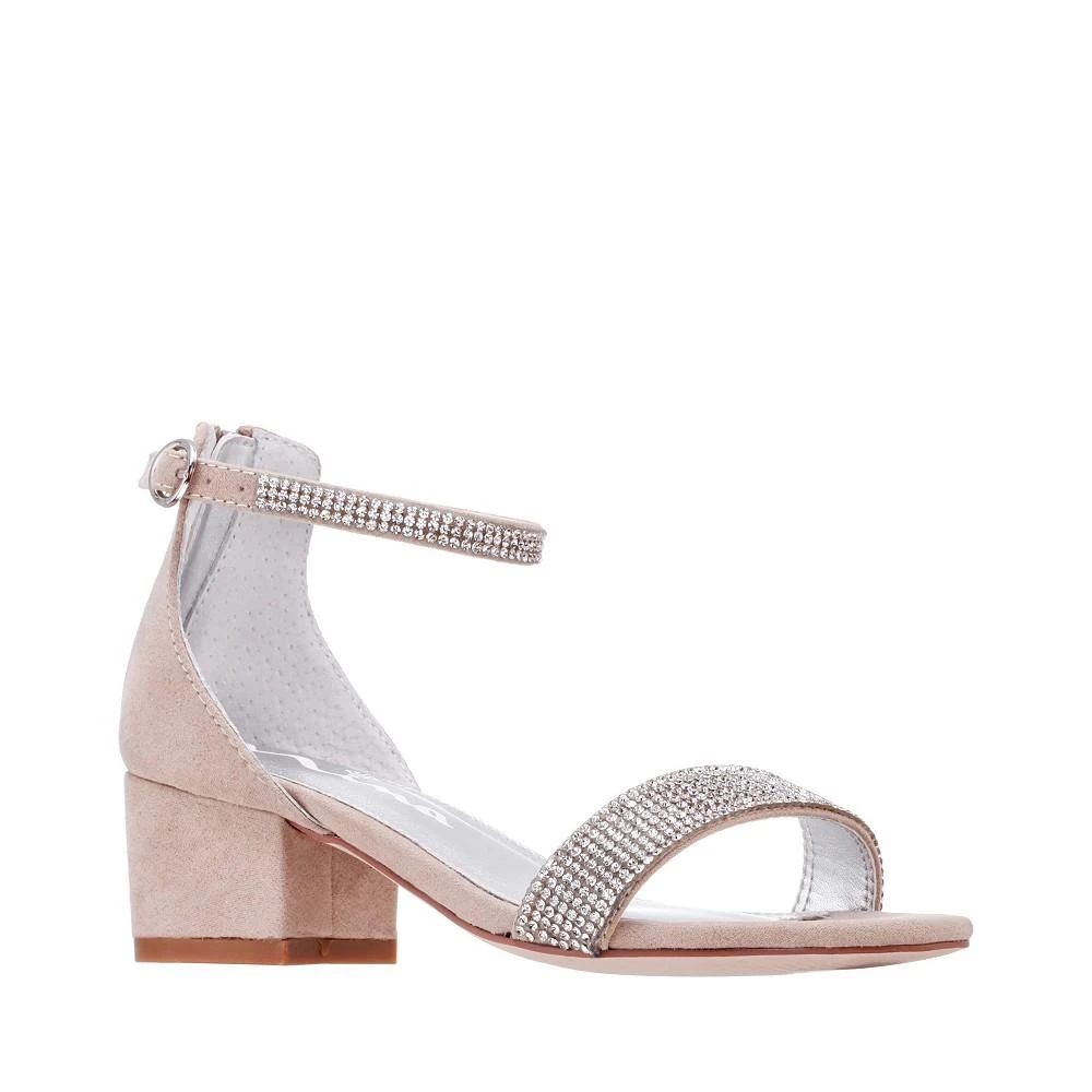 商品Nina|Big Girls Valetta Ankle Strap Zipper Closure Sandals,价格¥410,第1张图片