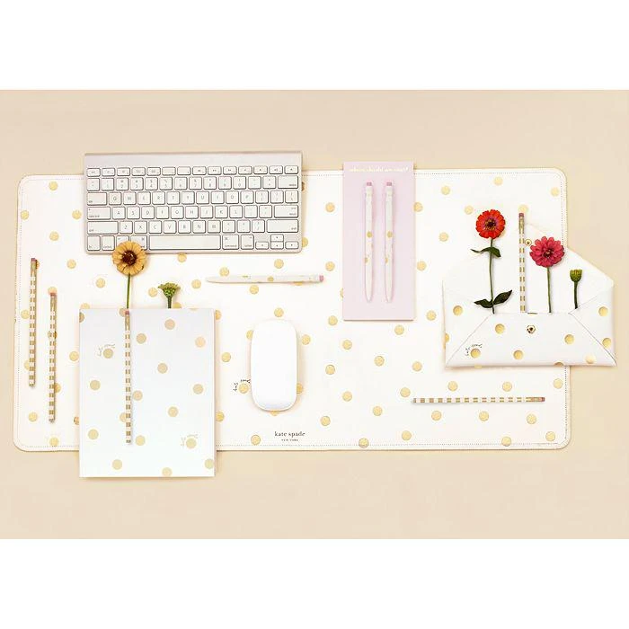 商品Kate Spade|Gold Dot Script Note Journal Set,价格¥298,第2张图片详细描述