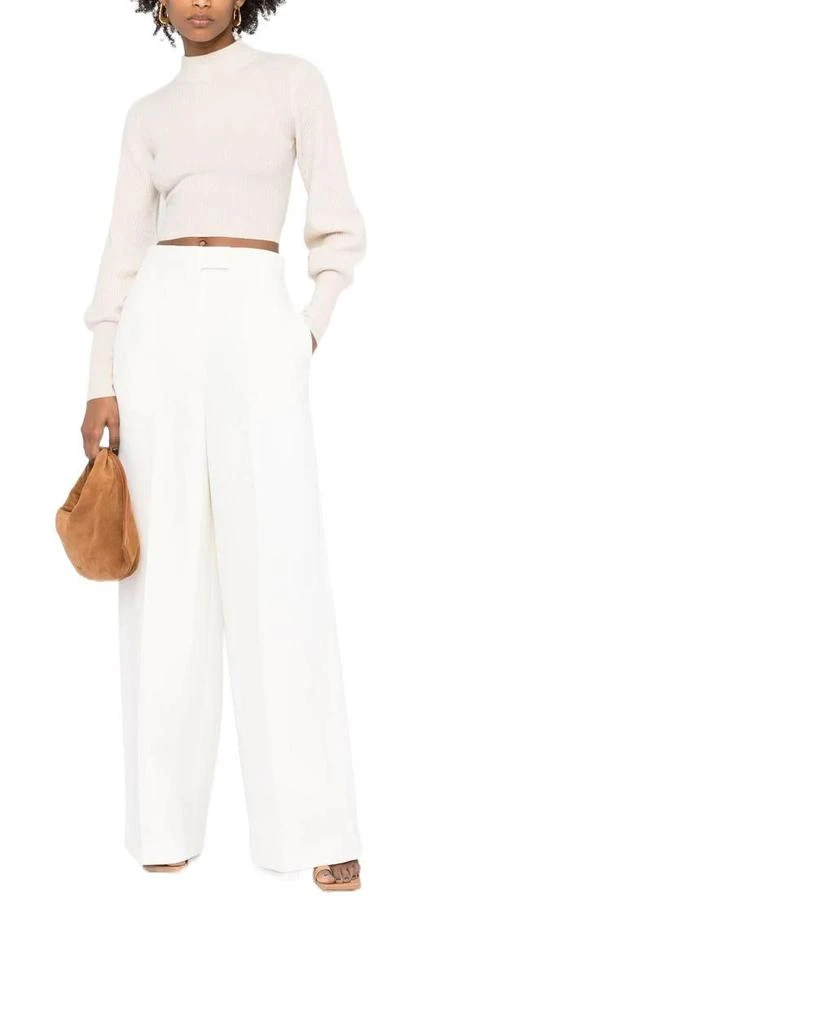 商品Fendi|Fendi women's white wool pants,价格¥6120,第2张图片详细描述