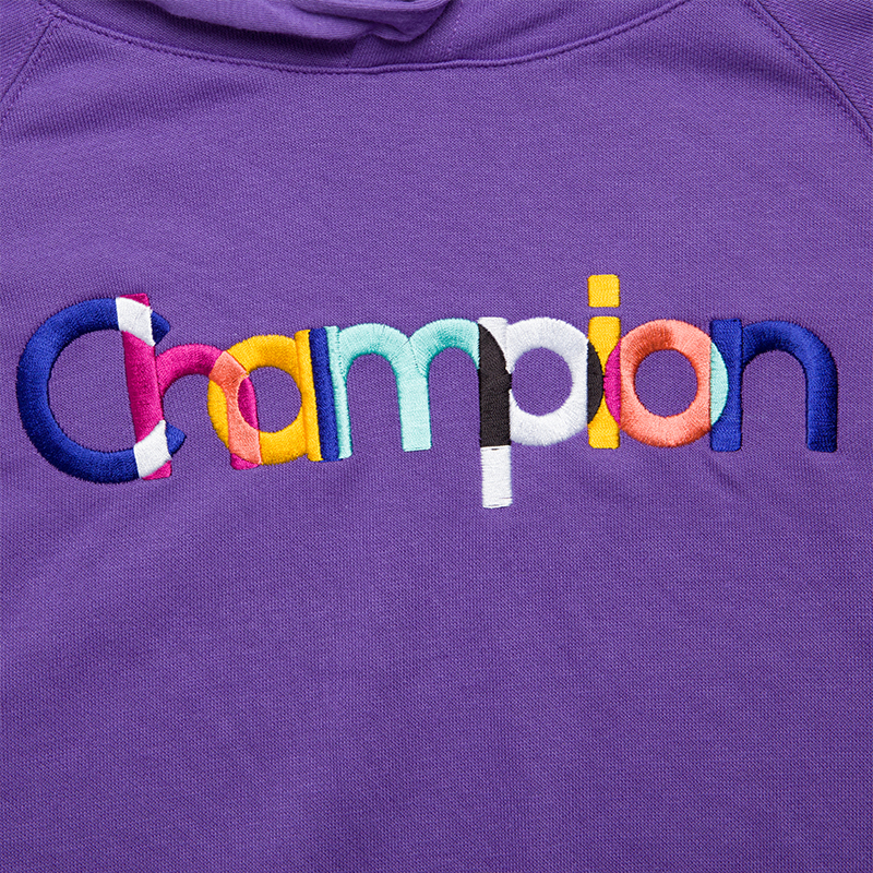 Champion 女士紫色棉质卫衣 111278-VS040商品第2张图片规格展示