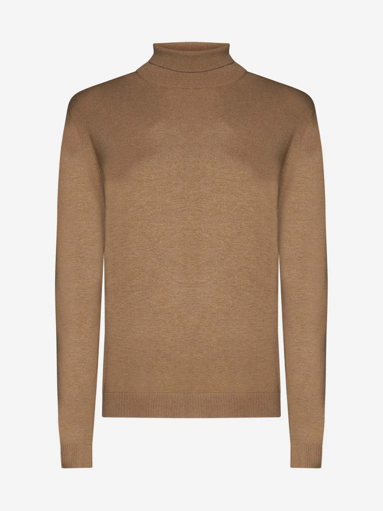 商品Weekend Max Mara|Ofridi silk and wool-blend turtleneck,价格¥1234,第1张图片