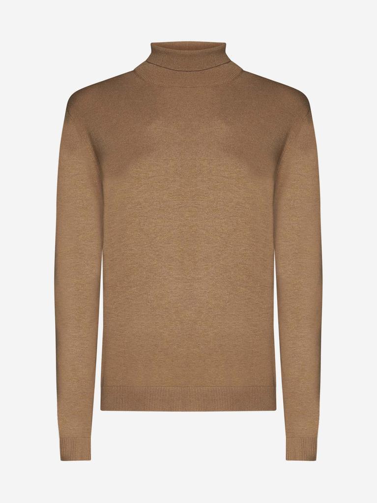 商品Weekend Max Mara|Ofridi silk and wool-blend turtleneck,价格¥1130,第1张图片