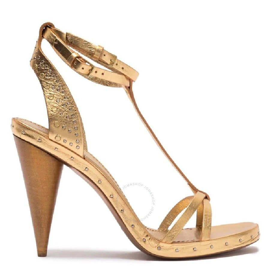 商品Burberry|Open Box - Burberry Hans Runway Sandal in Gold,价格¥1717,第3张图片详细描述