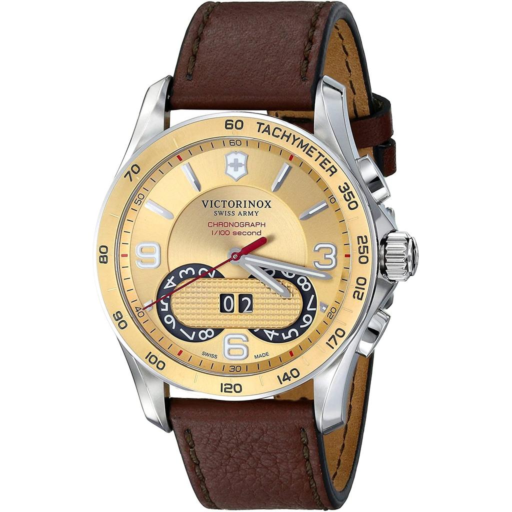 Swiss Army Men's Gold dial Watch商品第1张图片规格展示