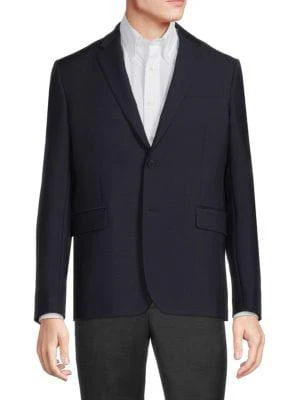 商品Valentino|Textured Virgin Wool Blazer,价格¥1475,第1张图片