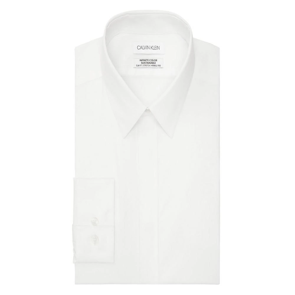 商品Calvin Klein|Men's Infinite Color Sustainable Slim Fit Dress Shirt,价格¥301,第4张图片详细描述