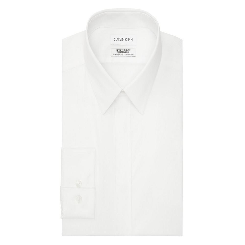 商品Calvin Klein|Men's Infinite Color Sustainable Slim Fit Dress Shirt,价格¥313,第6张图片详细描述