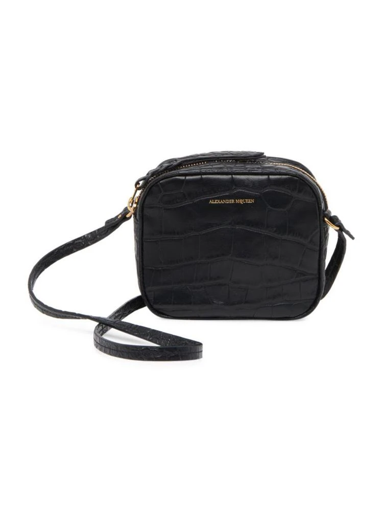 商品Alexander McQueen|Alexander McQueen - Mini Leather Camera Bag,价格¥5177,第1张图片