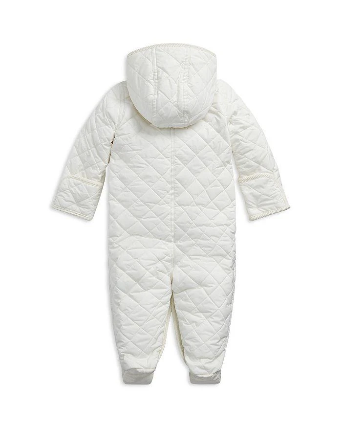商品Ralph Lauren|Polo Unisex Quilted Hooded One Piece - Baby,价格¥1021,第2张图片详细描述