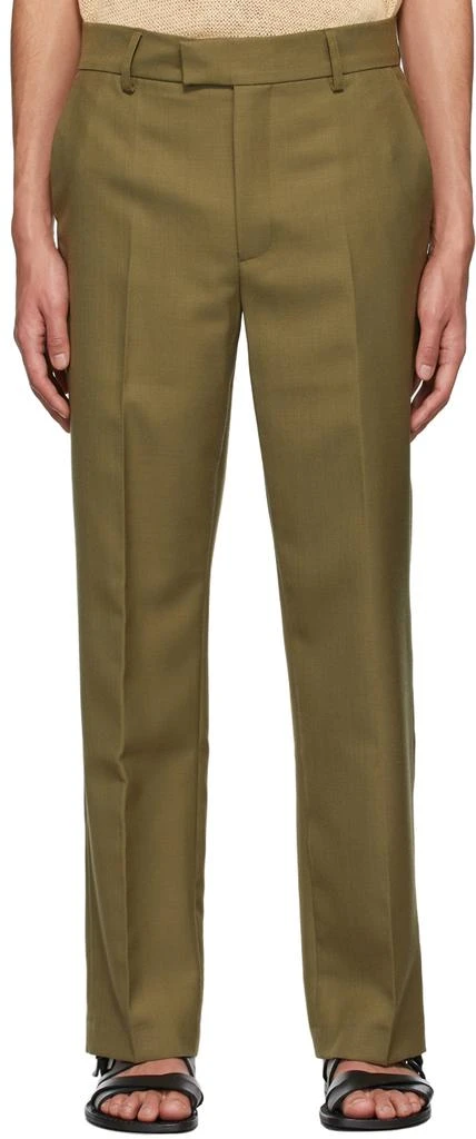 商品Séfr|Brown Mike Suit Trousers,价格¥860,第1张图片