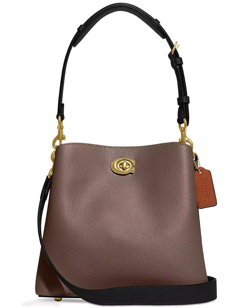 商品Coach|Pebble Leather Willow Bucket Bag with Convertible Straps,价格¥1323,第1张图片