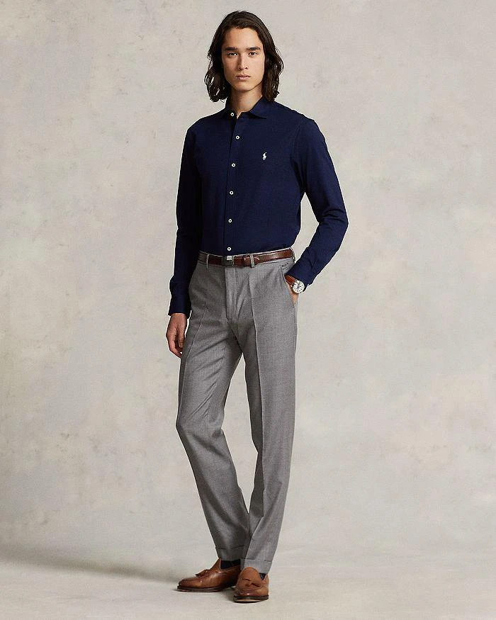 商品Ralph Lauren|Cotton Jersey Button Down Shirt ,价格¥949,第2张图片详细描述