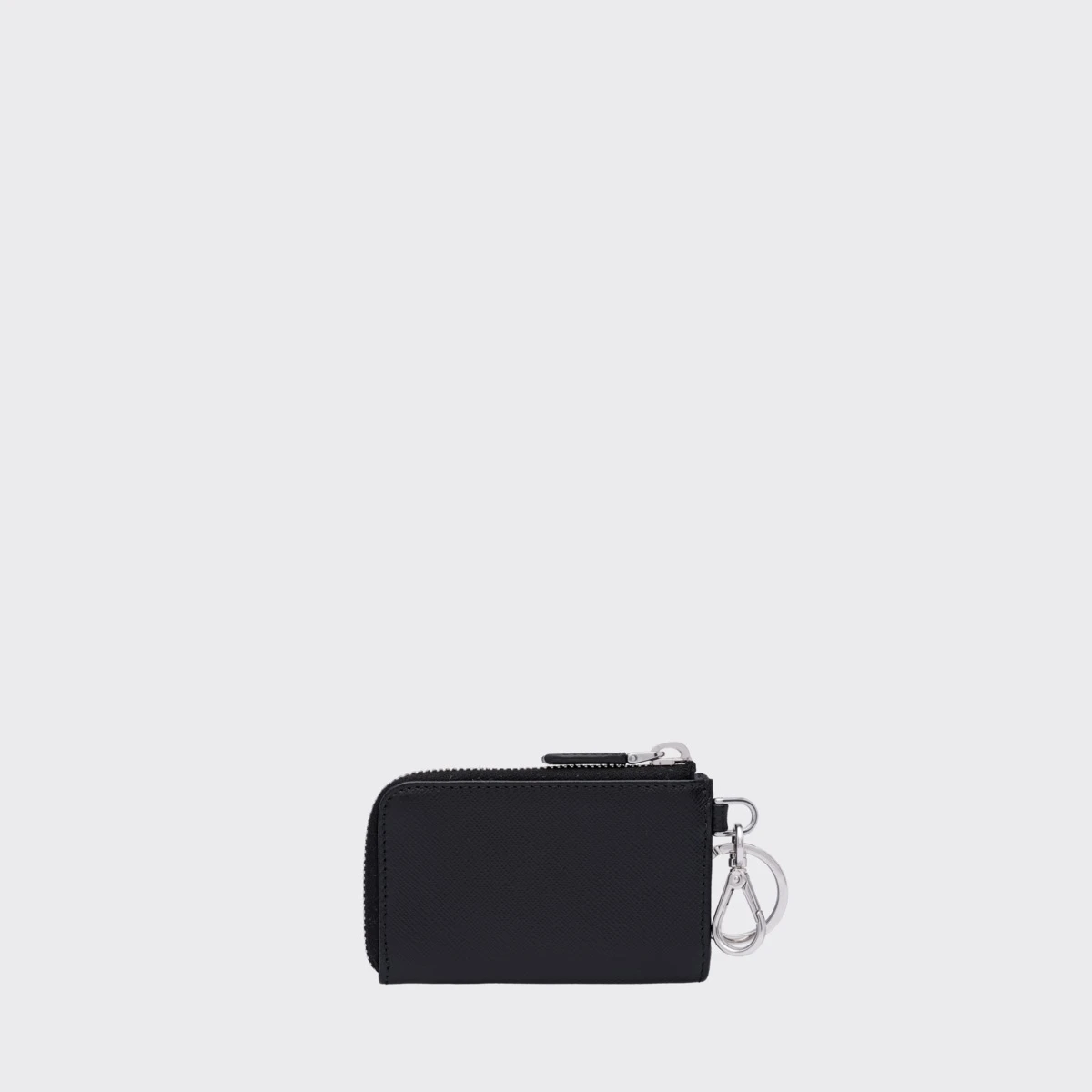 【预售】 普拉达 24秋冬 男士 收纳包 Porte-clés en cuir Saffiano 2TT085_2AHF_F0002 商品