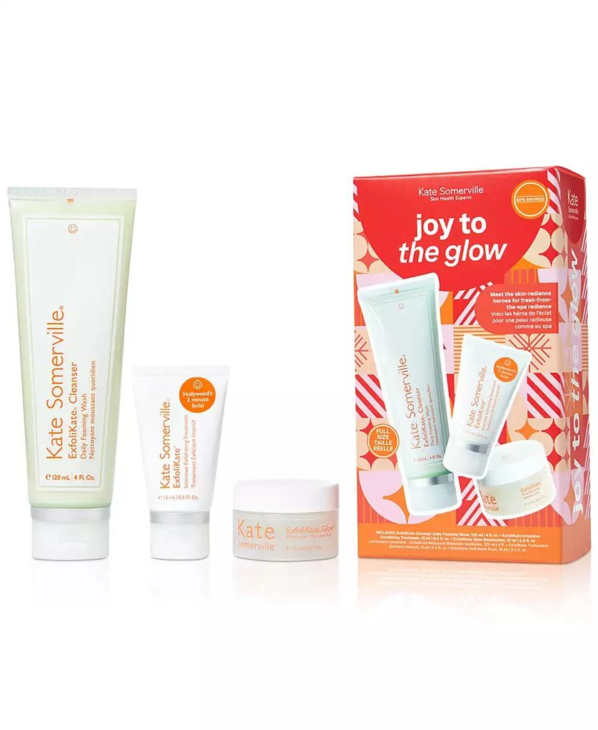 商品Kate Somerville|3-Pc. Joy To The Glow Skincare Set,价格¥257,第1张图片