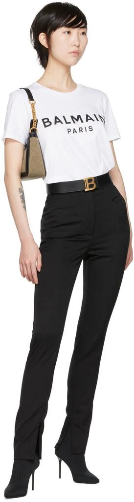 商品Balmain|黑色 Grain de Poudre 紧身裤,价格¥3509,第4张图片详细描述
