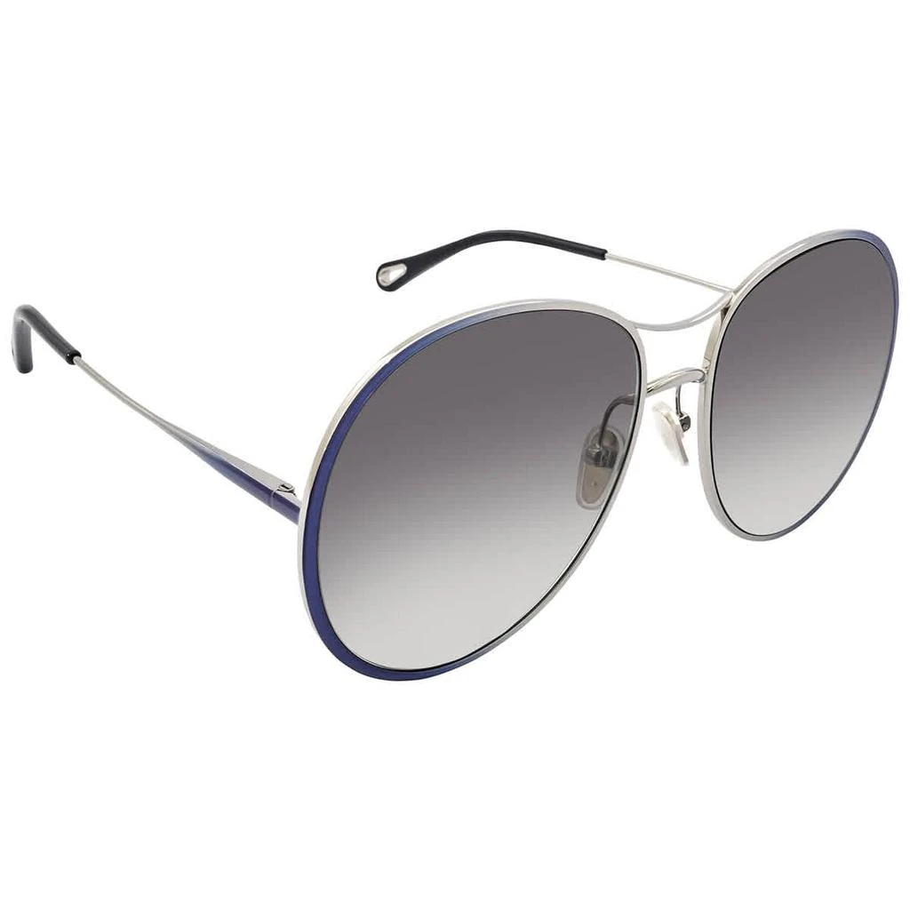 商品Chloé|Grey Gradient Pilot Ladies Sunglasses CH0016S 001 62,价格¥1181,第1张图片